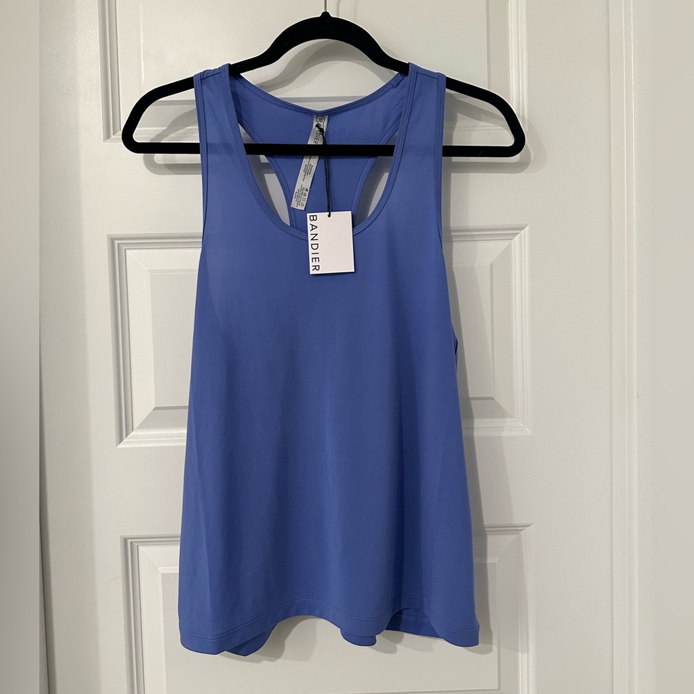 Bandier Performance Racerback Tank Baja Blue
